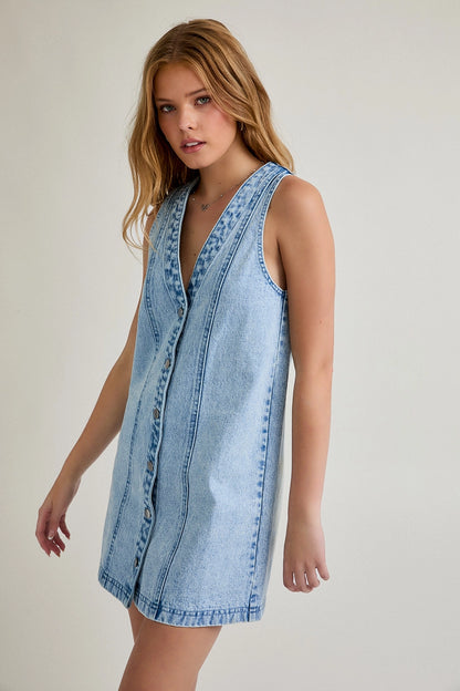 Freya Denim Mini Dress