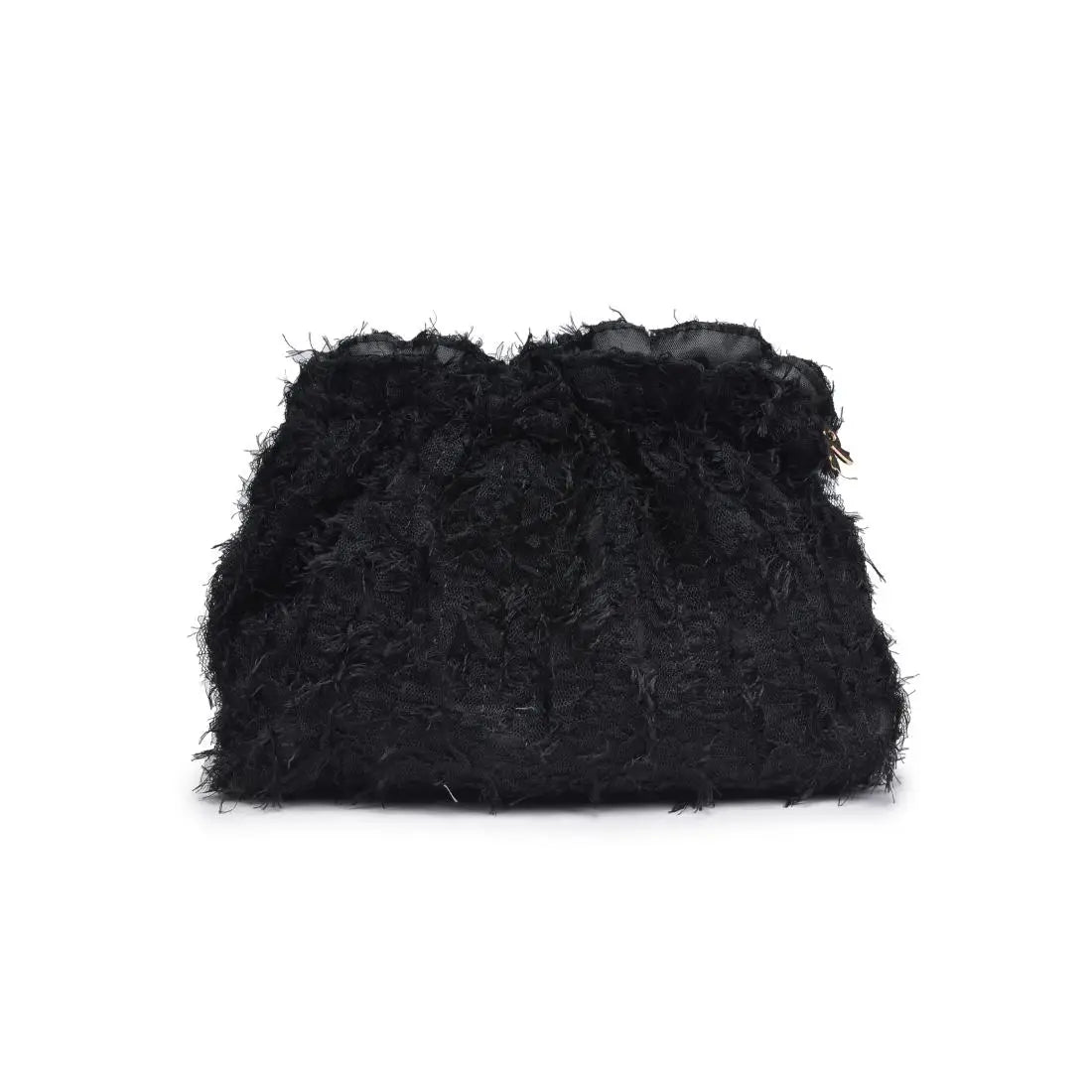 Fluffette Cosmetic Pouch - Black