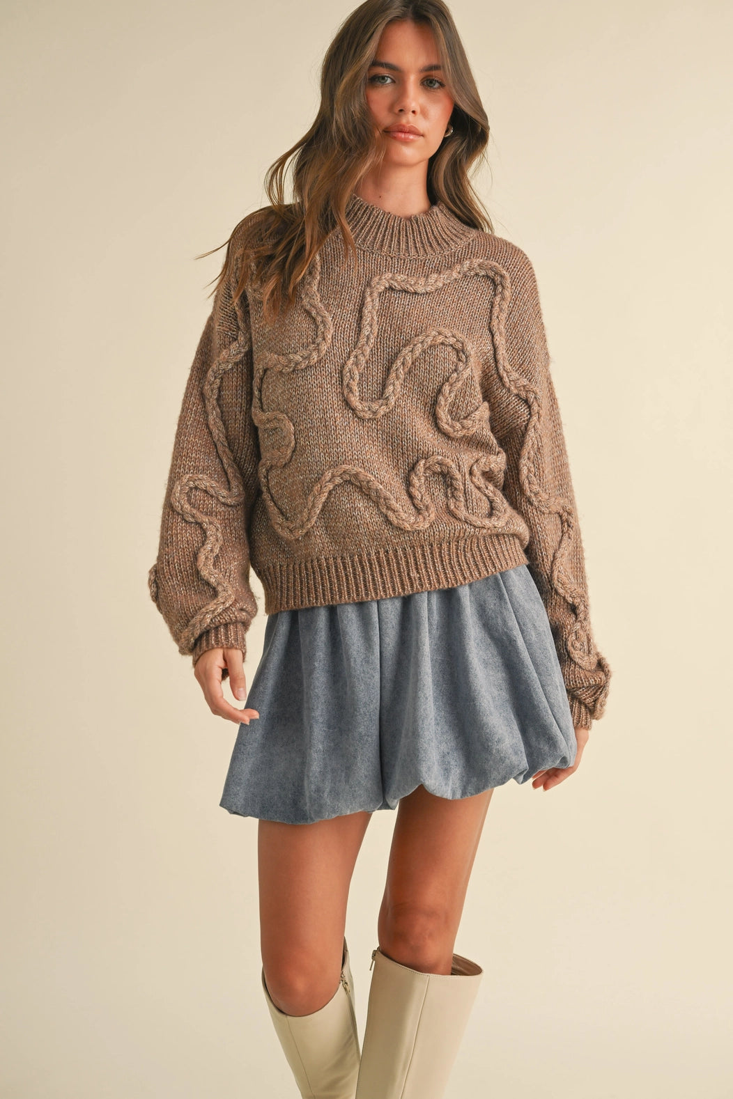 Emilea Sweater - Brown