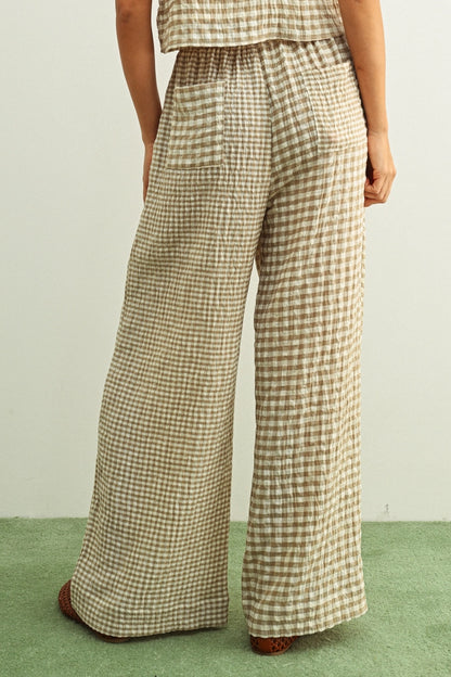 Elowyn Gingham Pant