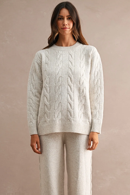 Elliot Cable Knit Pant Set