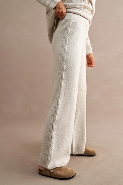 Elliot Cable Knit Pant Set