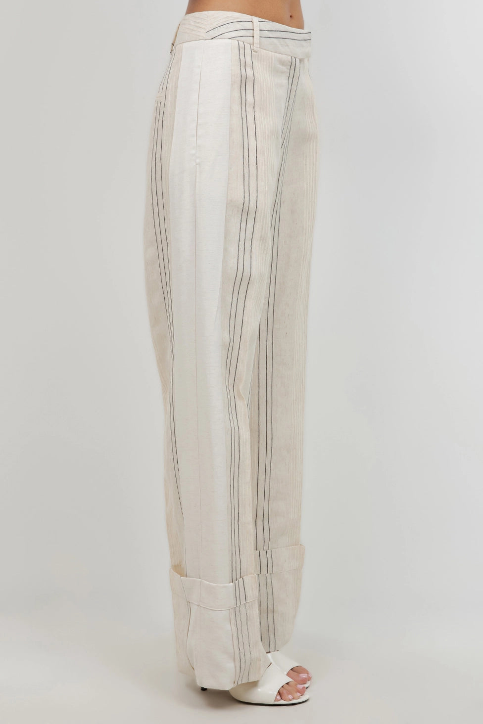 Vivvy Linen Cuff Trouser