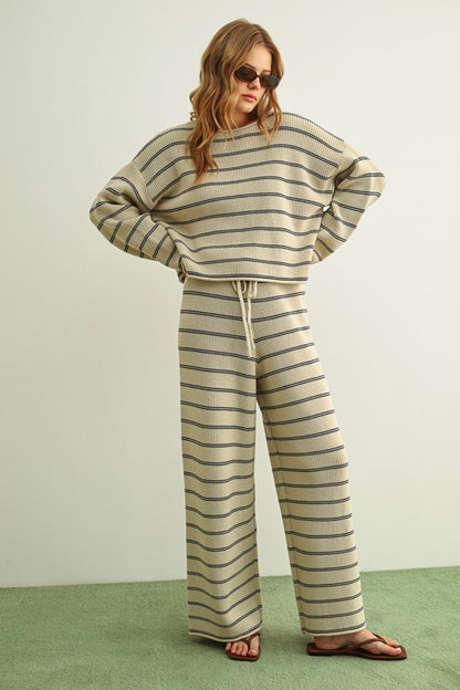 Kensie Stripe Knit Pant