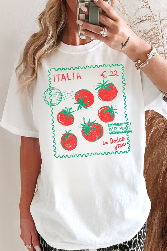 Italia Air Mail Graphic Tee