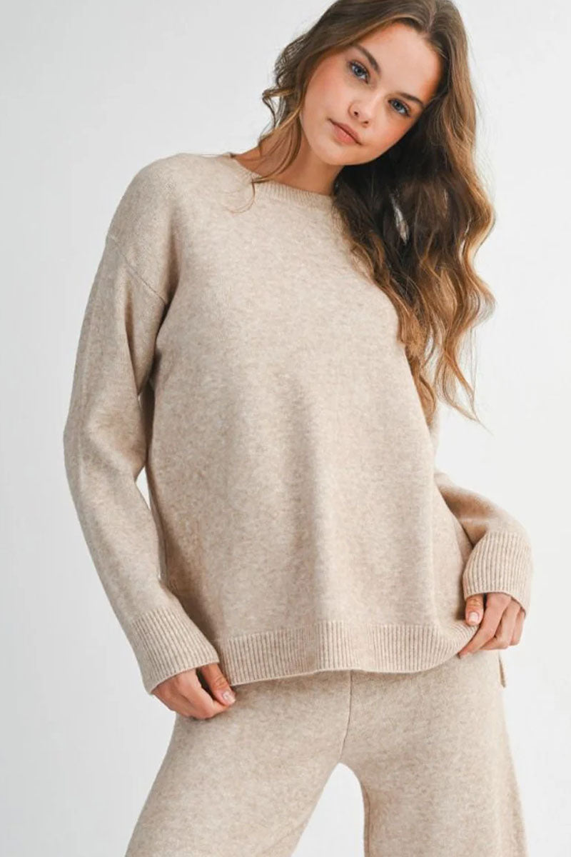 Darcey Knit Set - Tan