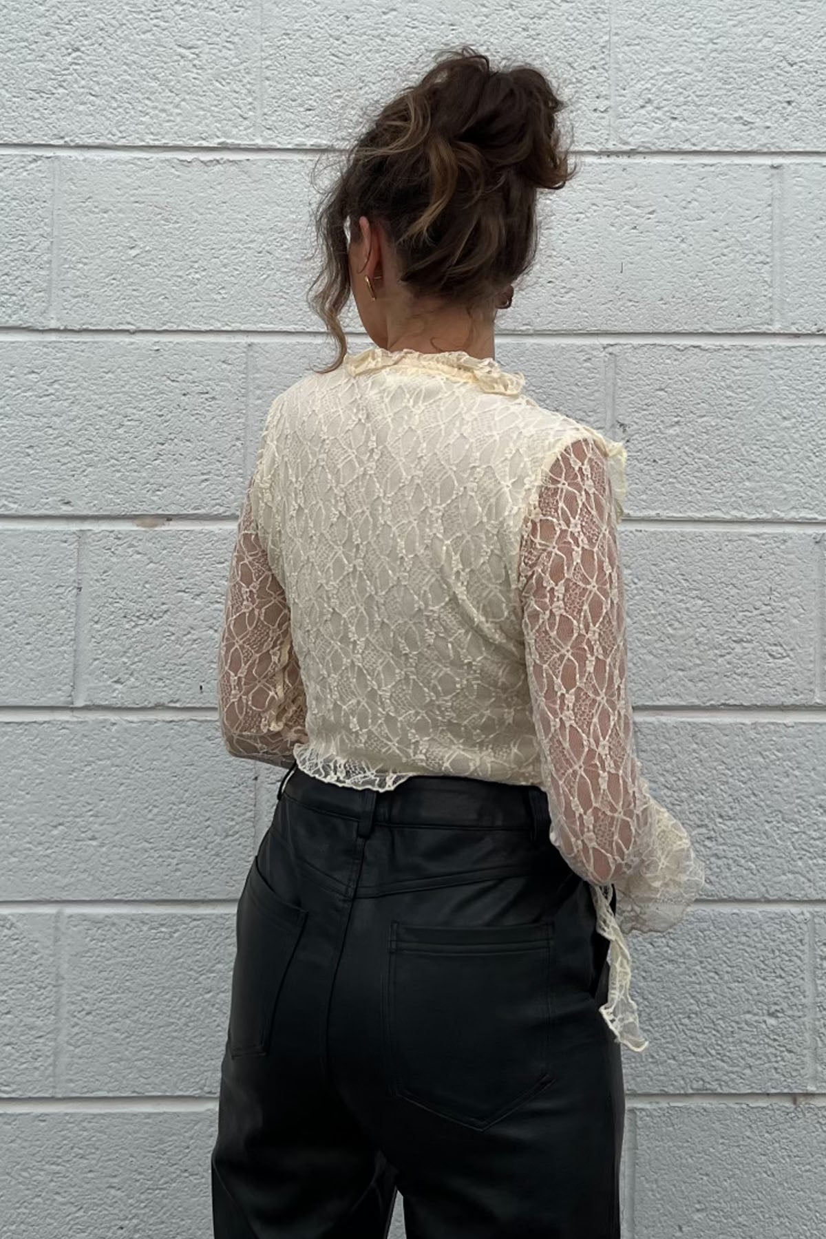 Ruffle Lace Top