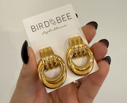 Leann Earrings - Gold