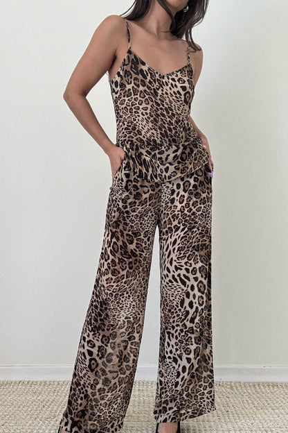 Leopard Chiffon Set