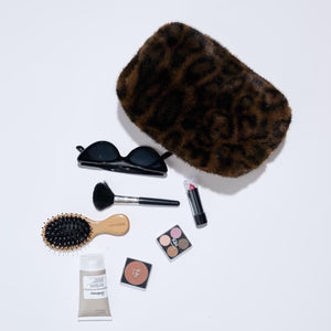 Leopard Luxe Cosmetic Pouch
