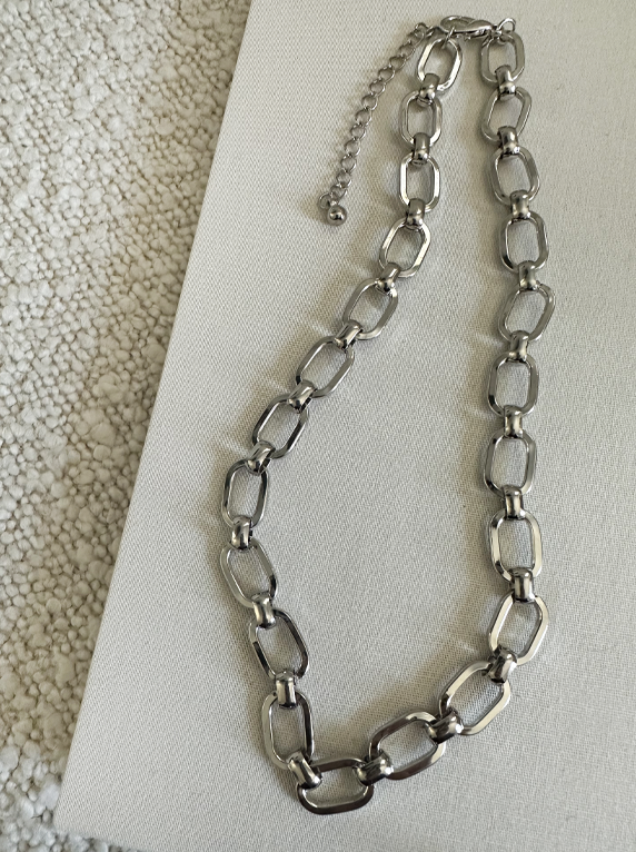 The Nia Chainlink Necklace - Silver