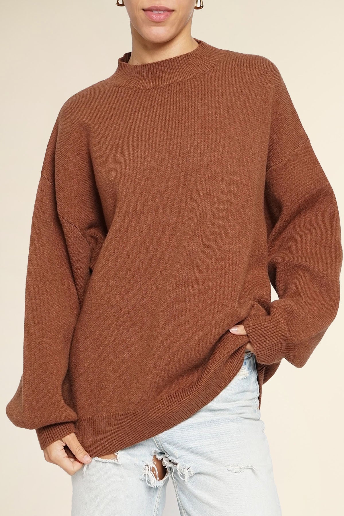 Camden Sweater - Rust