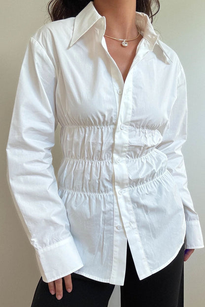 Stevie Ruching Shirt