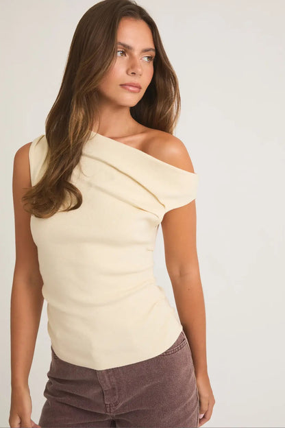 Zara Sweater Top - Ivory