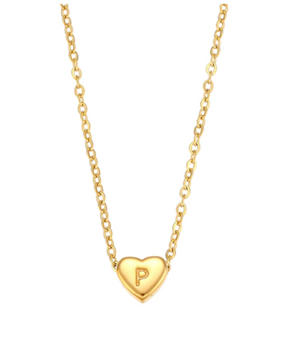 Love Initial Necklace