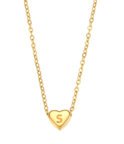 Love Initial Necklace