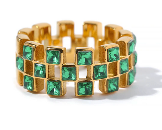 Florence Ring - Green