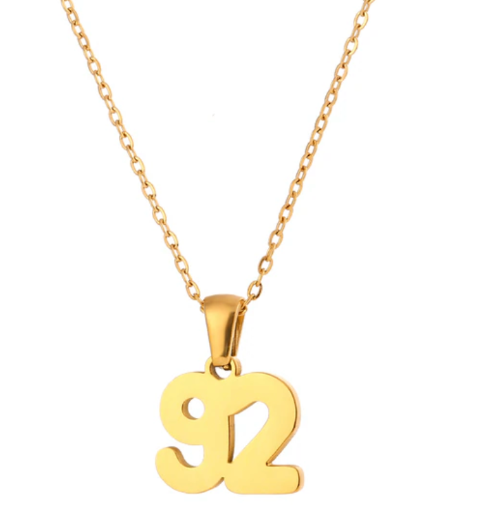 90's Birth Year Necklace